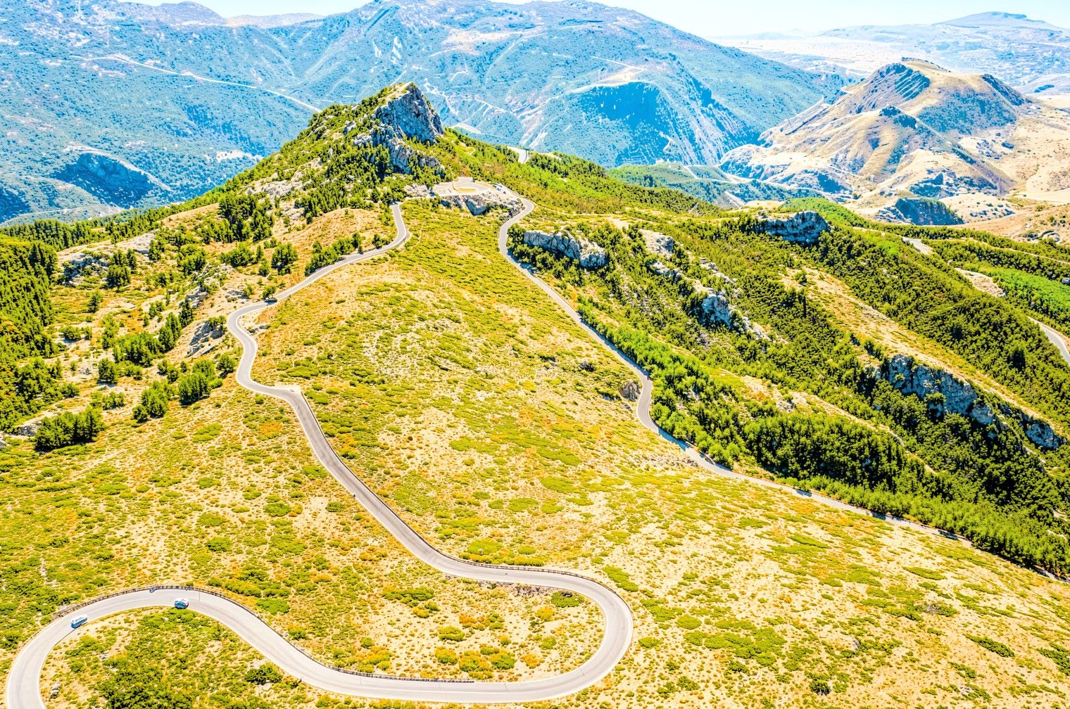 Carretera de montaña de la Alpujarra, Sierra Nevada